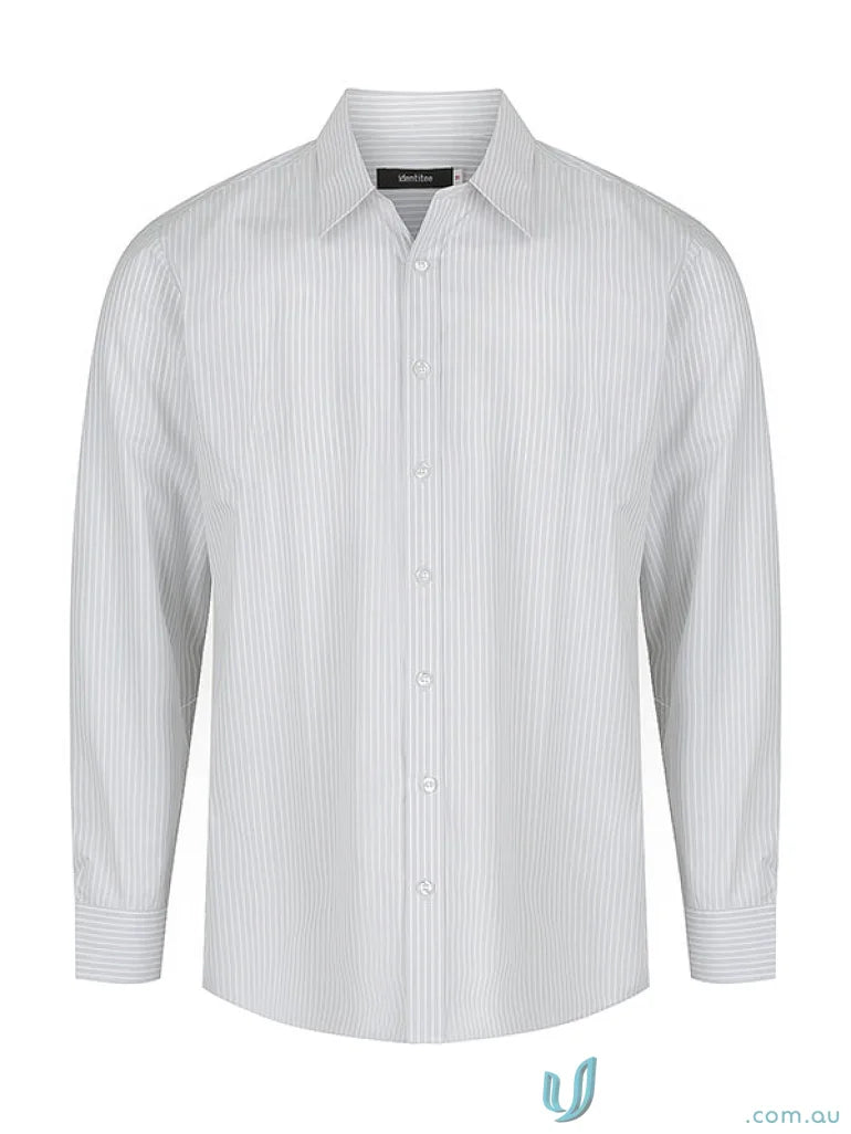York L/S Shirt striped long-sleeved workwear shirt perfect for uniforms and casual wear