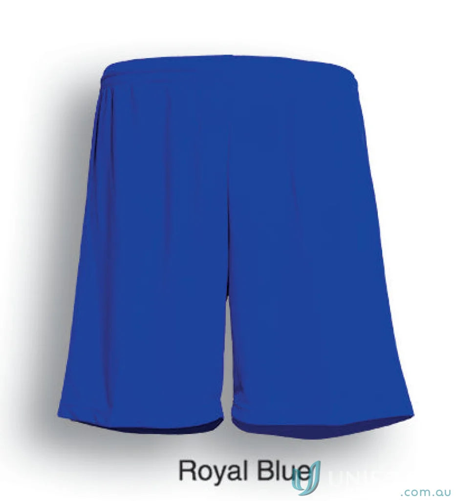 Royal blue youth soccer shorts perfect for youth soccer players and training