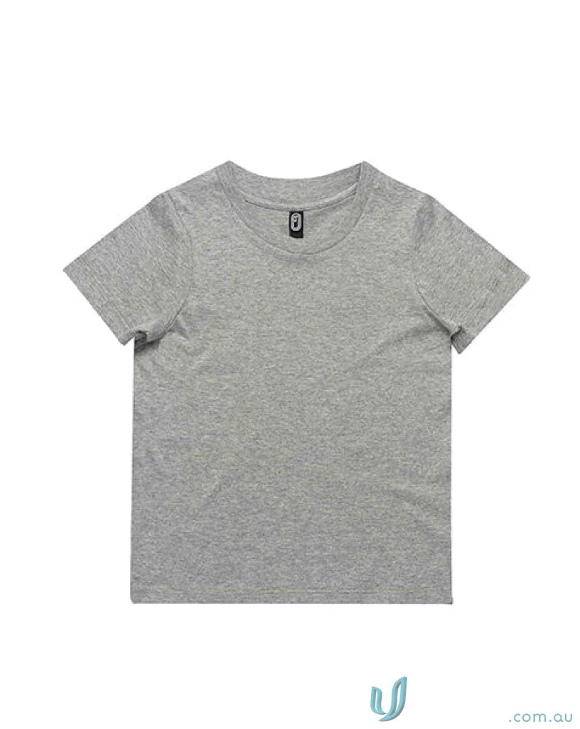 Gray short-sleeved Youth T-Shirt perfect for uniforms or casual workwear