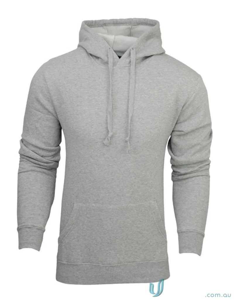 Gray hooded sweatshirt from Youth Torquay Hoodies with low-pill fabric and tie cord closure