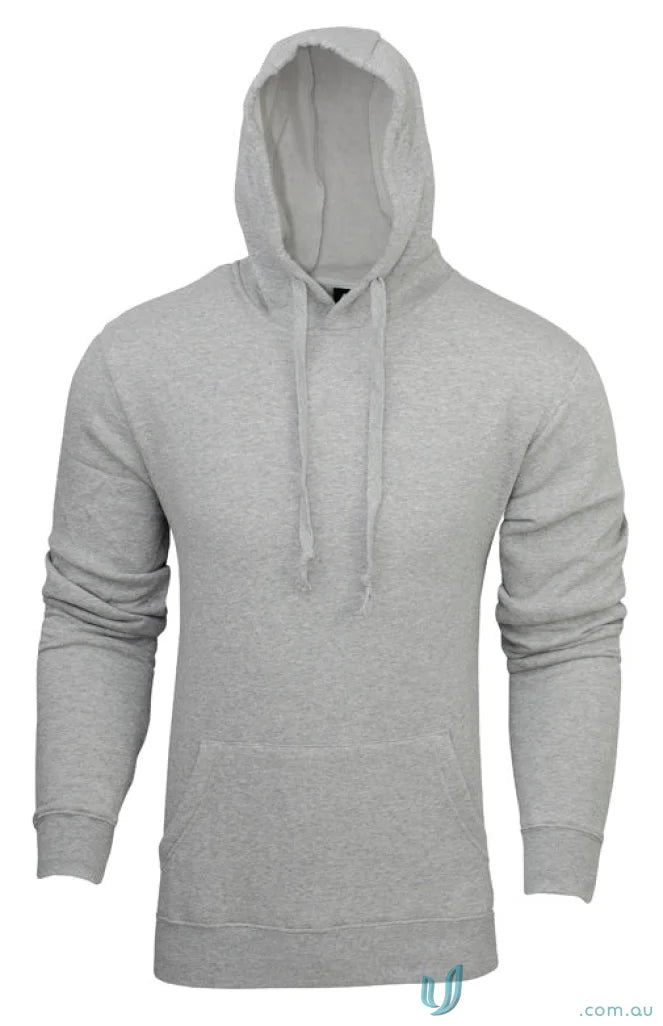 Gray hooded sweatshirt from Youth Torquay Hoodies with low-pill fabric and tie cord closure