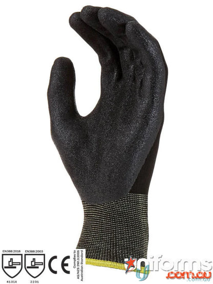 Black Knight Gripmaster Coated Glove with excellent grip for work uniforms