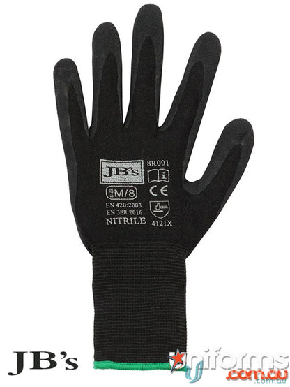 Black nitrile work glove perfect for oily tasks in 12pk sold by your favorite brand
