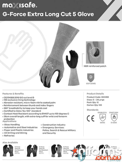 Cut-resistant work gloves made of nitrile for safe uniforms and industrial tasks