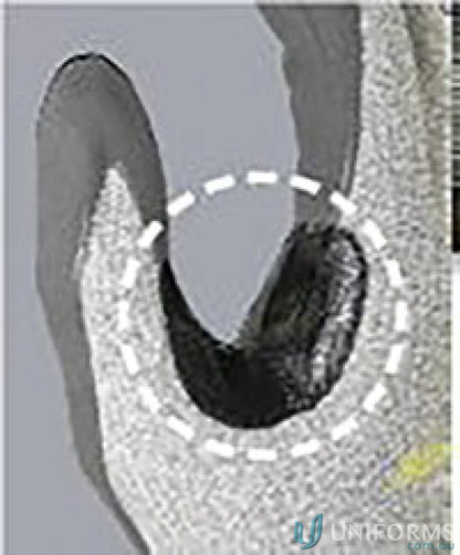 Work glove with reinforced palm from 12pk G-Force Ultra C5 Plus workwear for industries