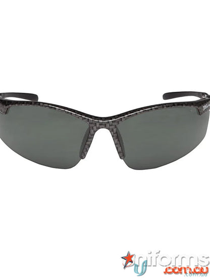 Gray-lensed sunglasses with carbon fiber frames from 12pk Seafarer Polarised Spec outdoor cat lens