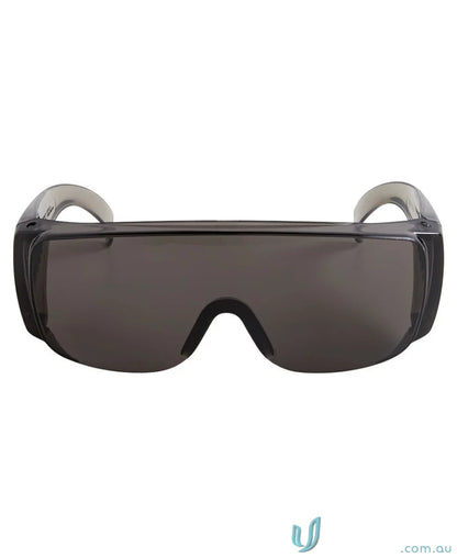 Gray tinted safety glasses from 12pk Visitor Over Spec for workwear and uniforms