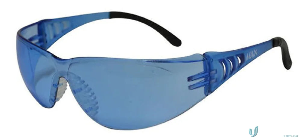 Blue tinted safety glasses perfect for workwear and work uniforms protection
