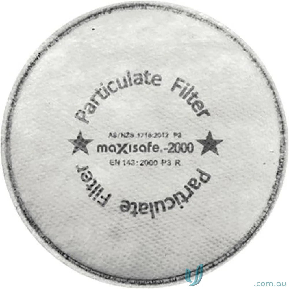 Round particulate filter for MaxiGuard Half Mask, perfect for general purpose workwear