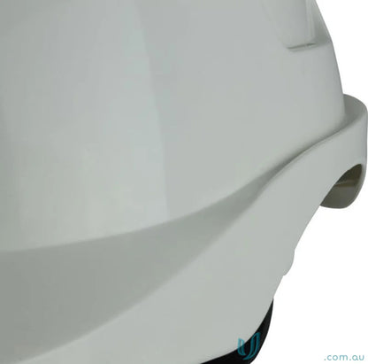 White hard hat from Maxisafe for workwear and work uniforms protection