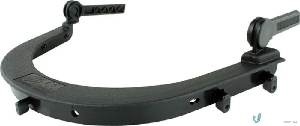 Black plastic visor holder frame for workwear and uniforms in the 1pk Maxisafe Visor Holder