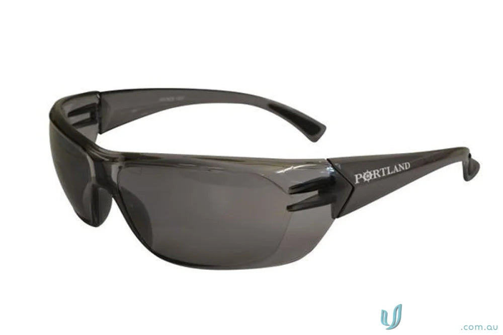 Gray safety glasses with smoke lens perfect for workwear and uniforms