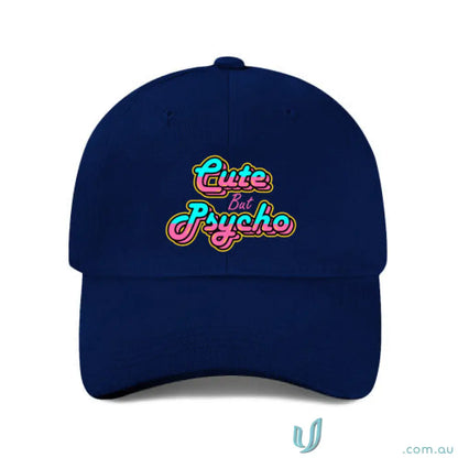 25 Printed Caps Navy Headwear