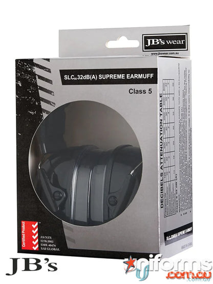 Supreme Ear Muffs packaging with stainless steel headband for better comfort and durability