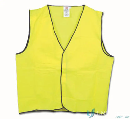 Yellow safety vest with black trim from Maxisafe Hi-Vis workwear for your work uniforms