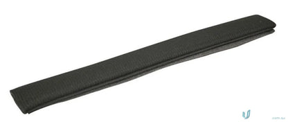 Black padded sweat band with velcro closure for uniforms and workwear 5-pack