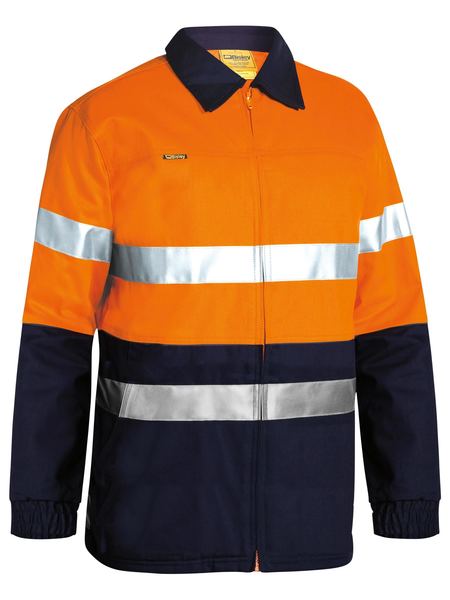 Bisley Taped HiVis Drill Jacket