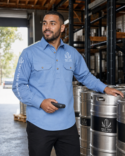 Brewmaster Half Placket Drill Shirt