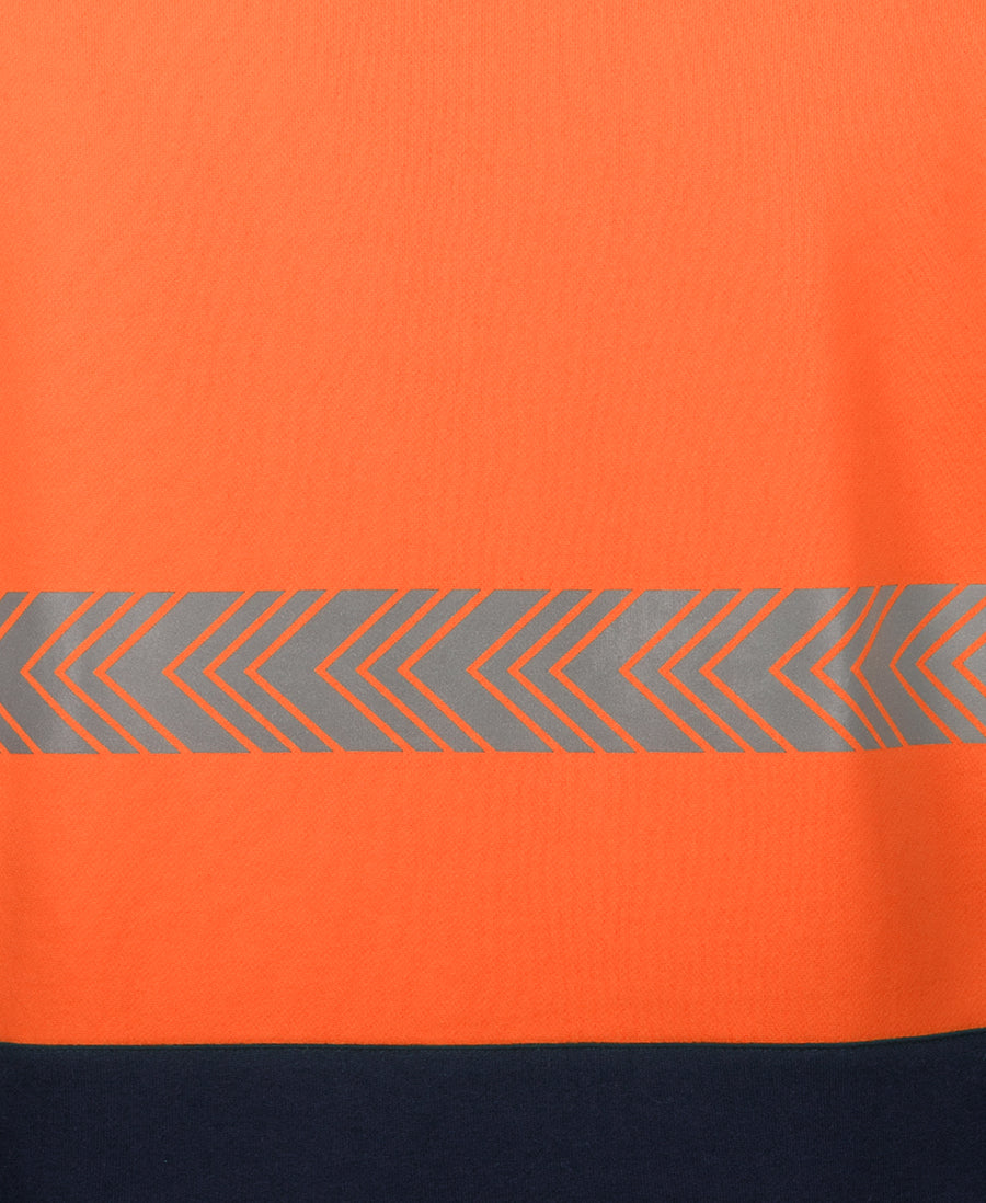 HiVis (D+N) Half Zip Segmented Tape Hoodie