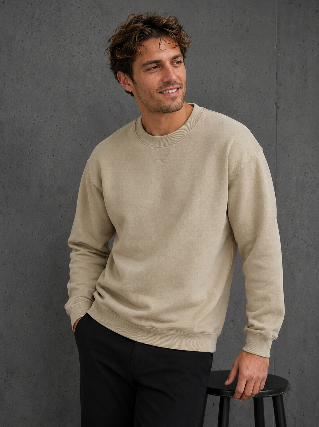 Crew Neck Sloppy Joe