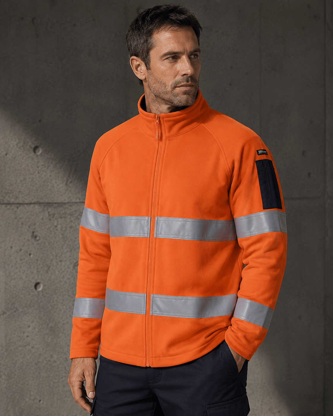 HiVis (D+N) Layer Softshell Jacket