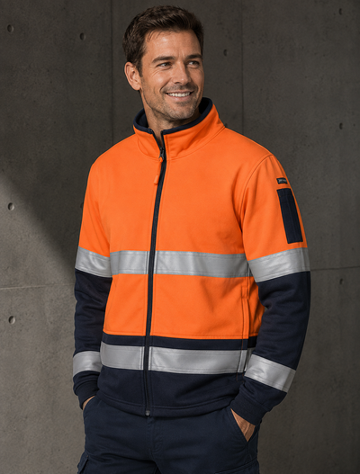 HiVis (D+N) Layer Softshell Jacket