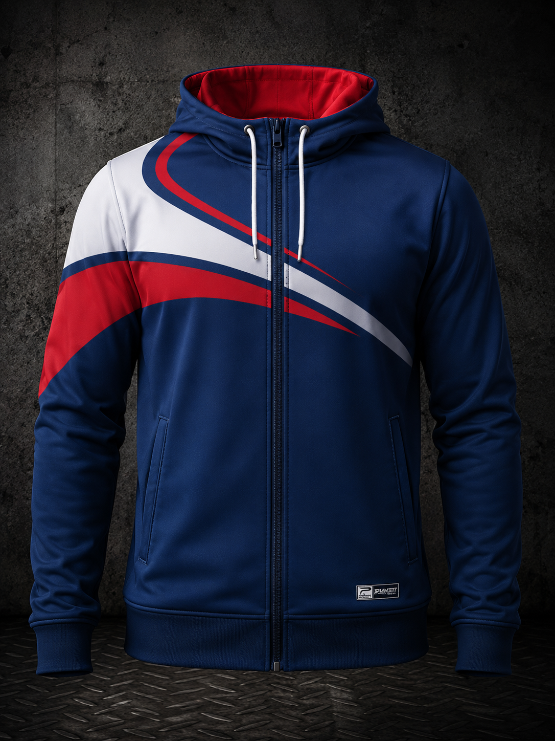 JK-C110 Custom Hooded Track Jacket