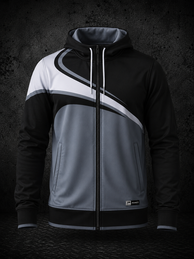 JK-C110 Custom Hooded Track Jacket