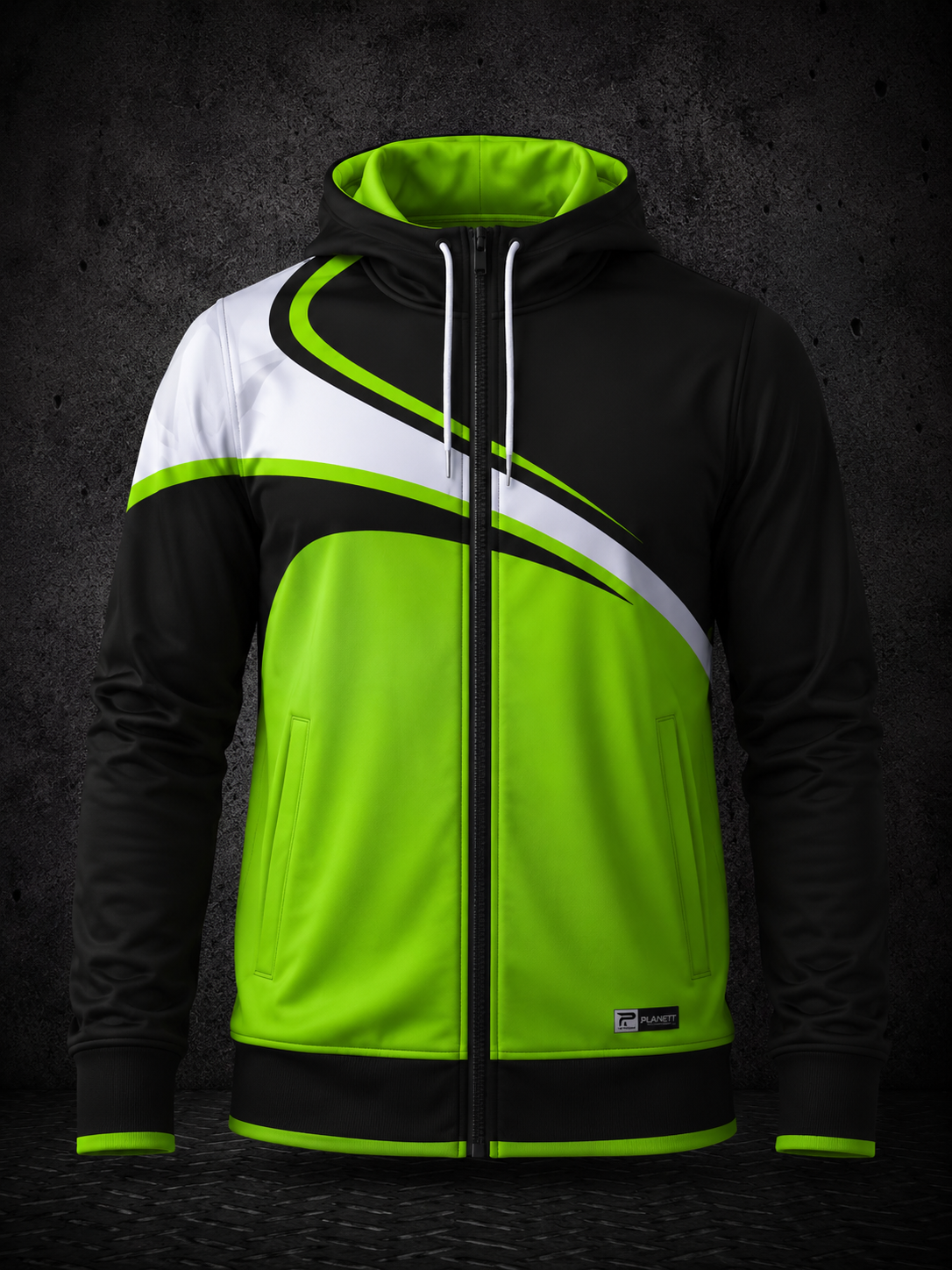 JK-C110 Custom Hooded Track Jacket