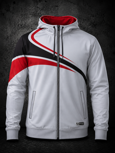 JK-C110 Custom Hooded Track Jacket