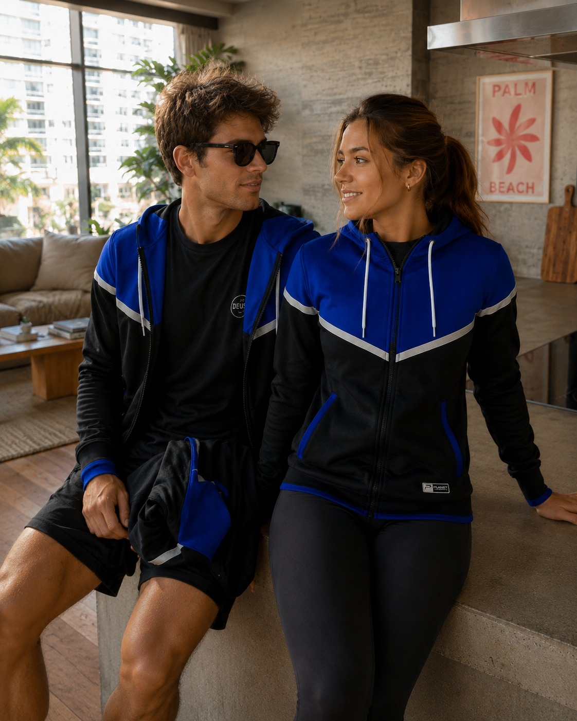 JK-C114 Custom Hooded Track Jacket