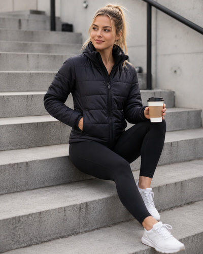 Ladies 3D Cut Sustainable Insulated Puffer Jacket