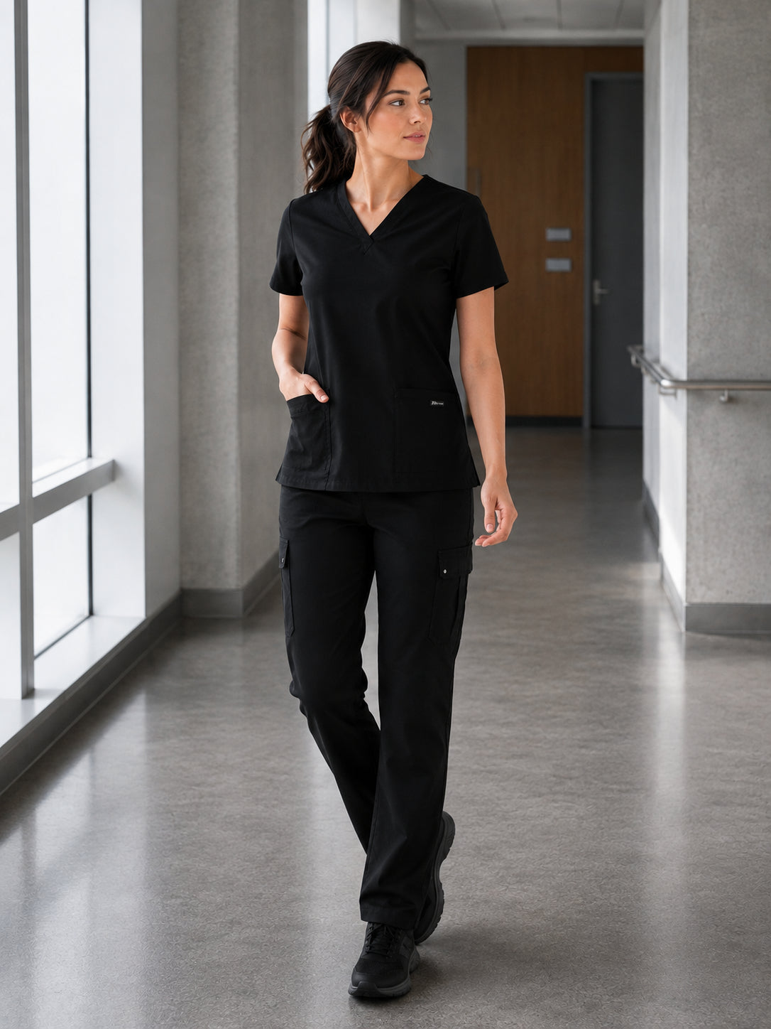 Ladies Premium Scrub Top