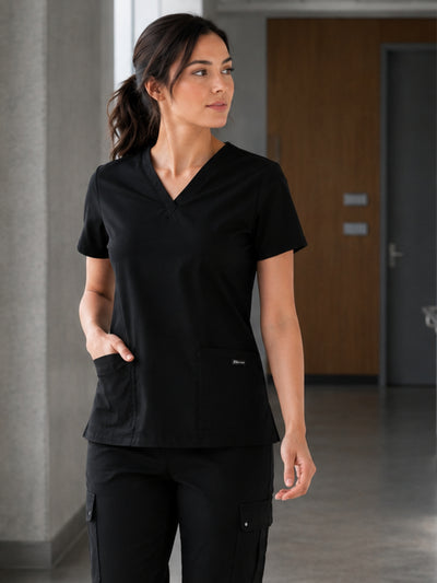 Ladies Premium Scrub Top