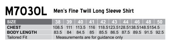 Winning Spirit Fine Twill L/S Shirt