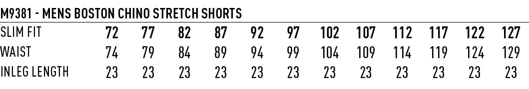 Mens Stretch SlimFit Chino Short