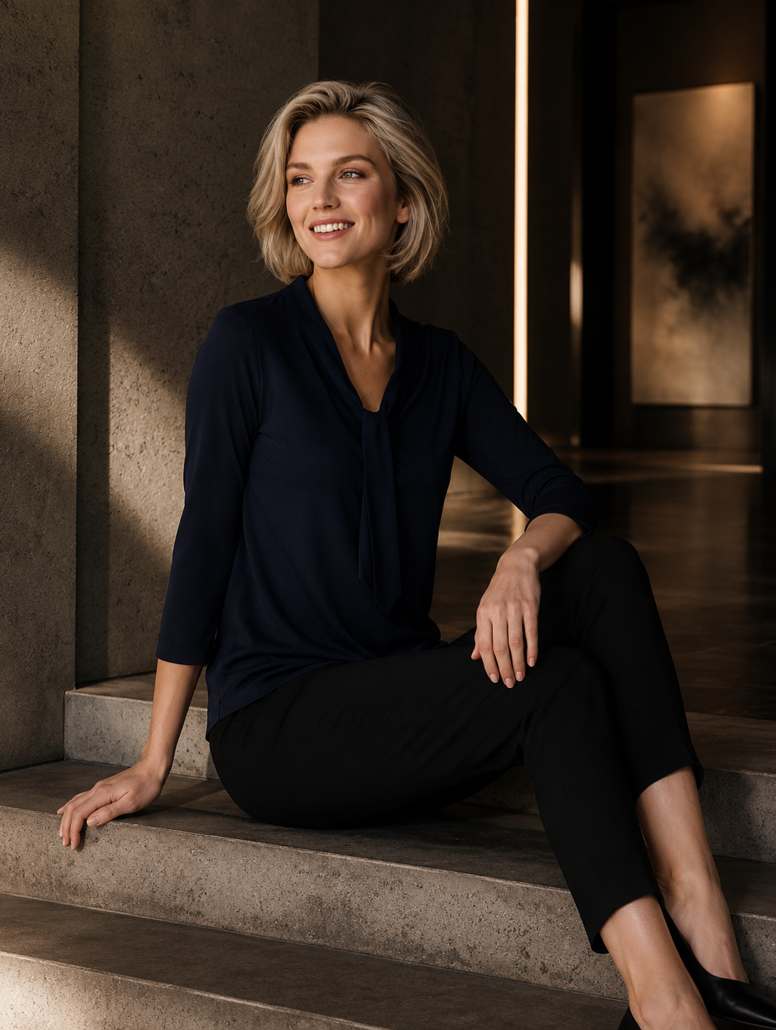 Pippa Ladies 3qtr Top