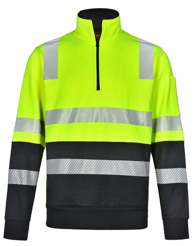 HiVis Segmented Tape Zip Fleece
