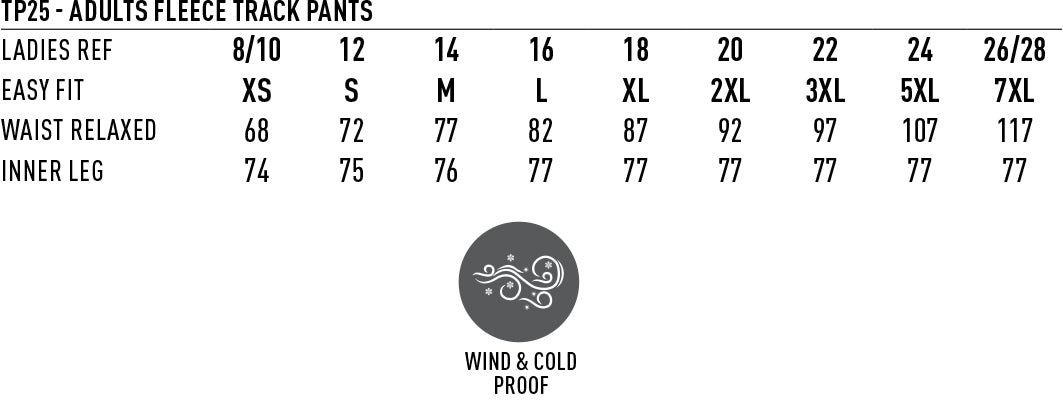 Winning Spirit Adults French Terry Track Pants