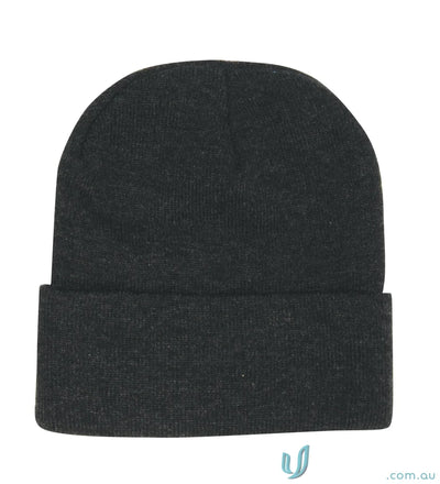 Acrylic Beanie in Grey Marle perfect for uniforms and casual wear
