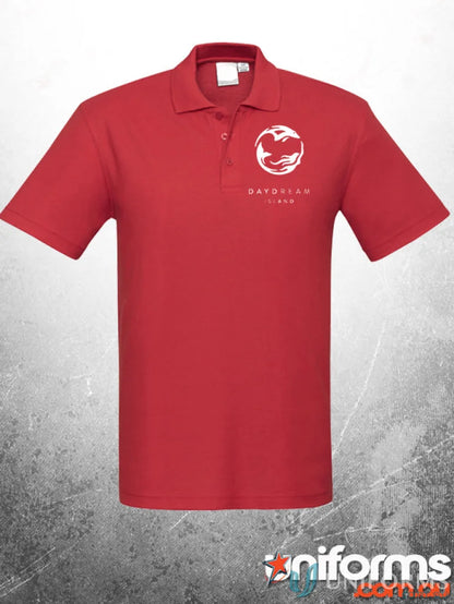 Red polo shirt from ACTIVITIES MENS EMB-W Polo collection perfect for casual style