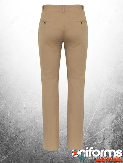Khaki men’s Chino Pants for a slim fit, perfect for uniforms and workwear stuff