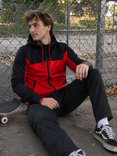 JK-C120 Custom Hooded Track Jacket