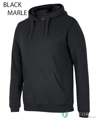 JBs Adults Pop Over Hoodie with black hooded sweatshirt and interchangeable drawcord colors