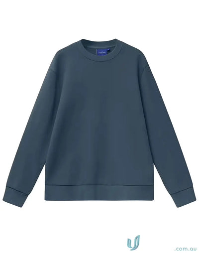 Blue Airlayed Crew Neck Sweater from Winning Spirit Airlayed collection