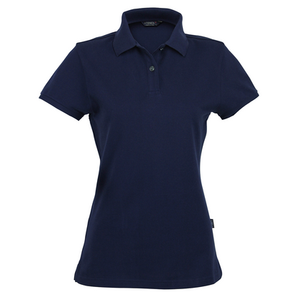 AIRLIE Premium Ladies Short Sleeve Polo - Navy / W(06) - POLO