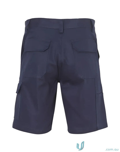 Navy blue AIW Heavy Cotton Drill Cargo Shorts made from pre-shrunk drill cotton