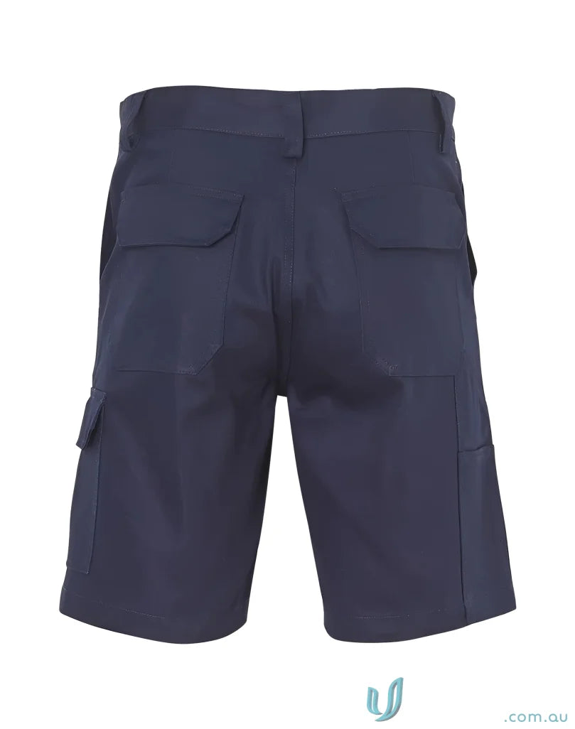 Navy blue AIW Heavy Cotton Drill Cargo Shorts made from pre-shrunk drill cotton