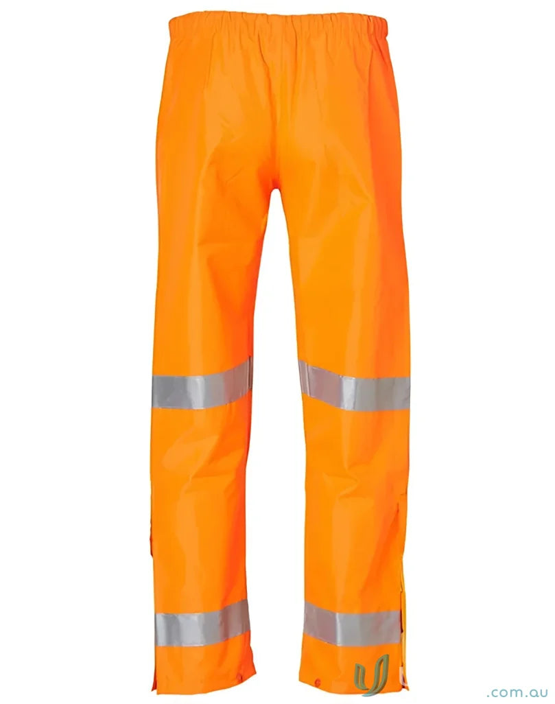 Orange reflective AIW HiVis Safety Pants showcasing winning spirit HP01A for safety