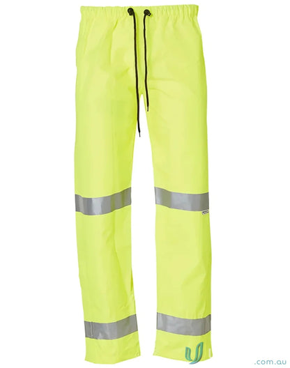 Yellow reflective hivis safety pants from AIW HiVis Safety Pants Winning Spirit HP01A